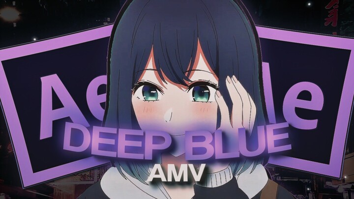 Deep Blue Amv Typography - Oshi No Ko