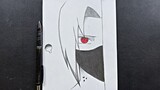 Easy anime sketch | how to draw sasuke uchiha wearing mask