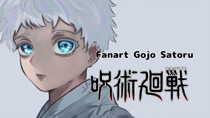 [SpeedArt]Menggambar Gojo Satoru child ver.