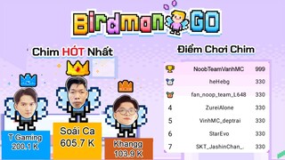 (Blockman GO) VanhMC THỬ THÁCH ĐUA TOP BIRDMAN GO BẰNG CHIM SOÁI CA SIÊU MƯỢT