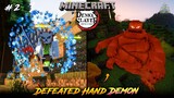 DEFEATED HAND DEMON 😎 | Minecraft Demon Slayer | Ep: 2 | in Telugu | Maddy Telugu Gamer