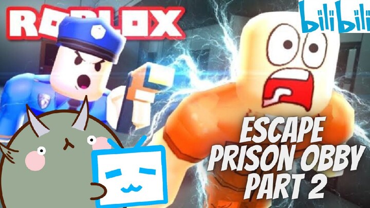 Escape Prison Obby (Part 2) - ROBLOX - Saan ka punta? To the moon?