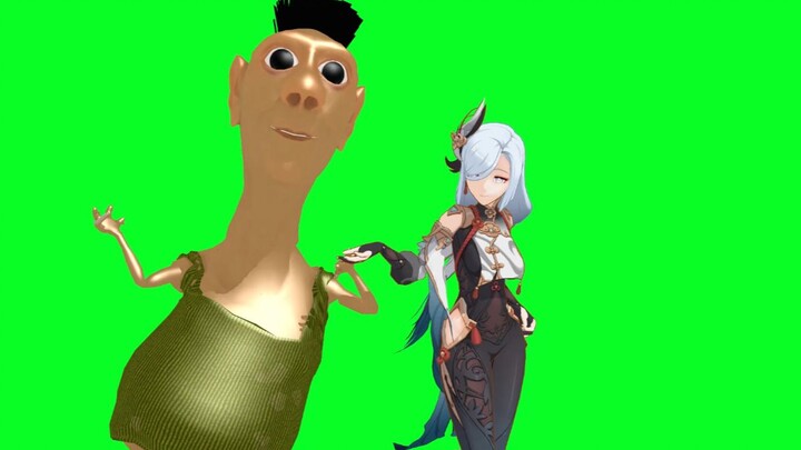 Shenhe and Ham's Dangerous Party [MMD Dangerous Party]