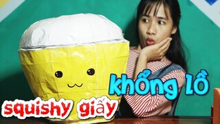 làm squishy giấy khổng lồ - squishy giấy khổng lồ 3d -  Squishy Tô cơm - squishy khổng lồ bằng giấy