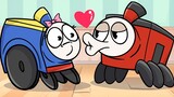 CHOO CHOO CHARLES but HAS A GIRLFRIEND // Poppy Playtime Chapter 3 Animation