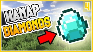 [ Pinoy Minecraft Lets play ] - Hanap Diamonds - Tagalog minecraft survival