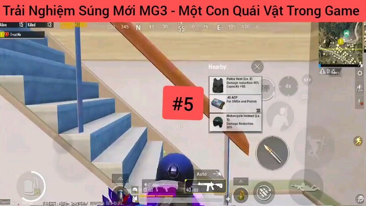 trải nghiệm súng mới MG3 mọi con quái vật trong game #5