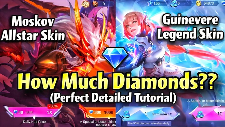 HOW MUCH FOR GUINEVERE LEGEND & MOSKOV INFERNAL WYRMLORD?💎 FULL GUIDE WITH DETAILED EXPLANATION!🔥