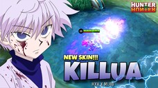 Skin Terbaru!! Killua, Efek Petir nya Ngeri Banget😱[HxH X MLBB]