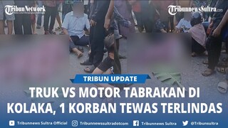 Video Viral Kecelakaan Truk vs Motor di Kolaka Sulawesi Tenggara, 1 Orang Tewas Terlindas