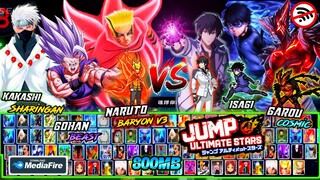 BARYON V3‼️Jump Force Ultimate Mugen Android Tceam 2.6!! (800MB) 60 Best Character | BvN Mugen 2023