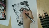 [Thanh Gươm Diệt Quỷ] Vẽ bìa truyện bằng bút chì nhân vật Nezuko