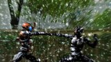 [Animasi Stop-motion Efek Khusus] Mereproduksi ledakan dana pertempuran di tengah hujan lebat [Langi