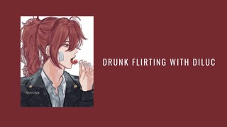 drunk "flirting" with diluc at the tavern l a genshin impact playlist