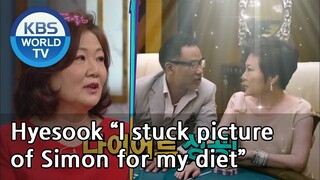 Hyesook “I stuck picture of Simon for my diet”[Happy Together/2019.05.02]