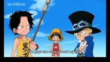 Luffy, Ace, & Sabo Exhange of Sake Cups [ One Piece ]