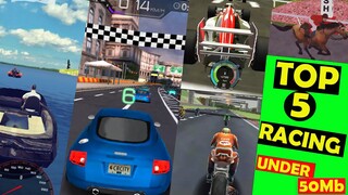 Top 5 Racing Games For Android/Offline/Under 100Mb|2022