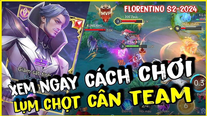 Hướng Dẫn Cách Chơi Florentino Đi Top & Bảng Ngọc, Lên Đồ Florentino Mùa Mới Mạnh Nhất  HD GAME 76