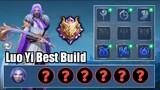LUO YI BEST BUILD 2023 | TOP 1 GLOBAL LUO YI BUILD | LUO YI - MOBILE LEGENDS | MLBB