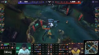 Highlights DK vs LSB - Ván 1 _ LCK Mùa Hè 2022 _ Tuần 1 Ngày 5