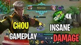 All Blade of Despair Challenge - Chou Gameplay -  Mala Bren Haze ang Galawan Mobile Legends/ML