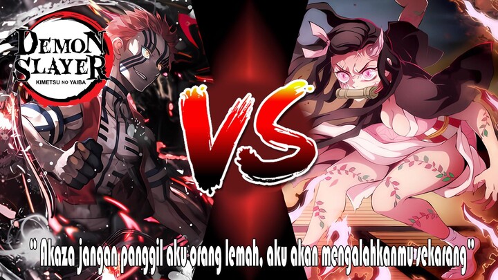 Epic Battle Nezuko Melawan Akaza Siapa Yang Menang ?!