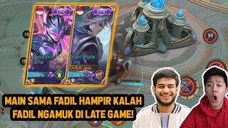 MAIN SAMA FADIL JAIDI DI GENDONG DIA DI LATE GAME SAMPE COMEBACK ! - Mobile Legend