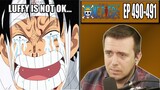 LUFFY IS STRUGGLING! - One Piece Episode 490 and 491 - Rich Reaction