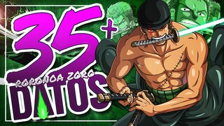 💥⚔️35 Datos que DEBERÍAS saber sobre RORONOA ZORO | Curiosidades | ¿SABÍAS QUE?⚔️💥