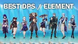 BEST DPS from EVERY ELEMENT!! C0 DPS Showcase! NEW BOSS [Genshin Impact]