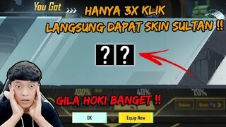 GILA HOKI BANGET HANYA 3X KLIK LANGSUNG DAPAT SKIN SULTAN INI !! - PUBG MOBILE