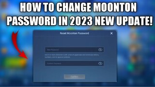 HOW TO CHANGE MOONTON PASSWORD IN 2023!