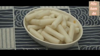 Tokbokki phô mai làm bằng gạo 2 #amthuc