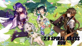 2.8 Spiral Abyss Run... #Vcreator #BiliBili #GenshinImpact