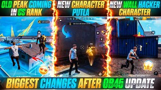 OB45 UPDATE FREE FIRE l FREE FIRE NEW UPDATE l FREE FIRE OB45 UPDATE CHANGES | FF OB45 UPDATE