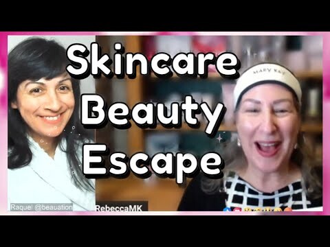 Skincare Beauty Escape Party with Mary Kay TimeWise Miracle Set, Charcoal Mask,  Mineral Sunscreen