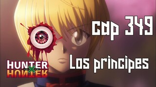 hunter x hunter cap 349 del manga los principes de kakin