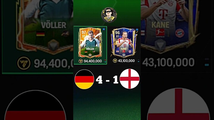 GERMANY VS INGGRIS IN FC MOBILE 24 #fcmobile #fifa  #football #fc24 #fcmobile24 #fifa