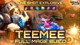 TeeMee Full Mage Build | One Shot Explosive Damage | Liên Quân Mobile | AoV | RoV