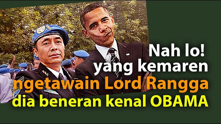 VIDEO LANGKA! pertemuan lord rangga dengan barack obama viral di medsos