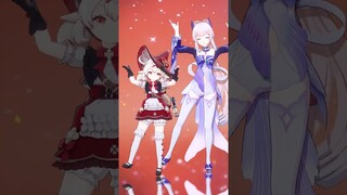 Klee Kokomi 愛包ダンスホール 【Genshin Impact MMD】 #klee #kokomi