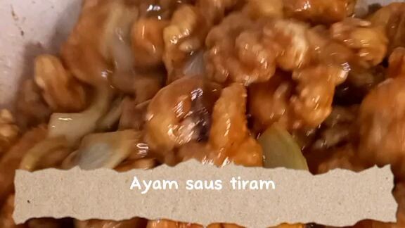 RESEP AYAM SAUS TIRAM