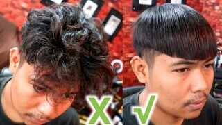 cara meluruskan rambut permanen, keriting pria dengan mudah