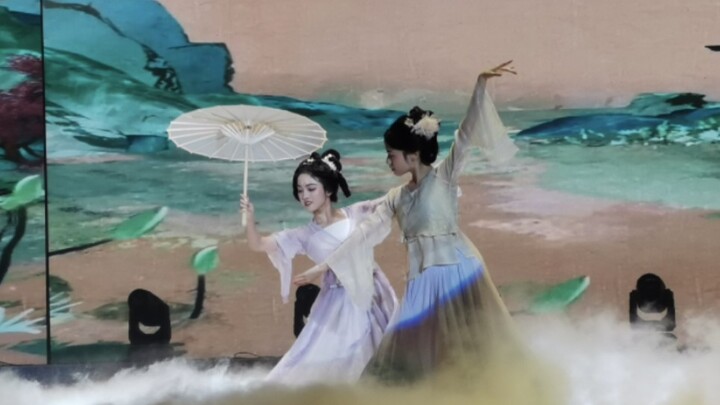 【弥】这么仙的舞台真的不点进来看看吗？！！｜春困+春生的融合｜干冰加持的仙气飘飘舞台表演｜江财五四春之声文艺汇演