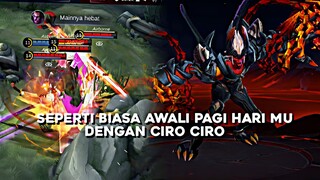 awali pagi hari mu dengan ciro ciro ygy😎