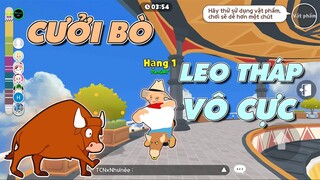 PLAY TOGETHER | THỬ CƯỞI BÒ LEO THÁP VÔ CỰC VÀ CÁI KẾT BỊ BÒ ĐÁ