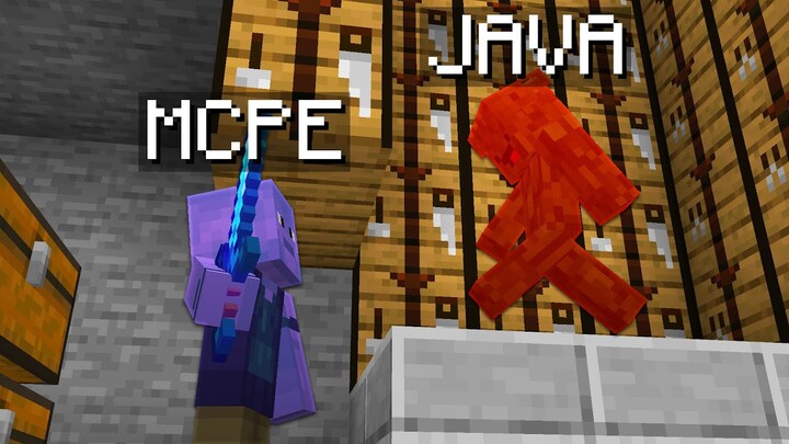 Minecraft Java Trapper vs Bedrock Trapper