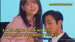 AHN HYO SEOP & KIM SE JEONG PHOTOSHOOT (BTS) Business Proposal #abusinessproposal #ahnhyoseop