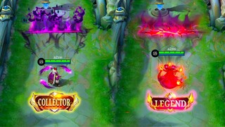 Valir Infernal Blaze Legendary Skin VS Demonlord Collector Skin MLBB