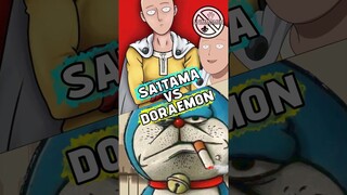 SAITAMA VS DORAEMON - #anime #shorts #onepunchman #opm #doraemon